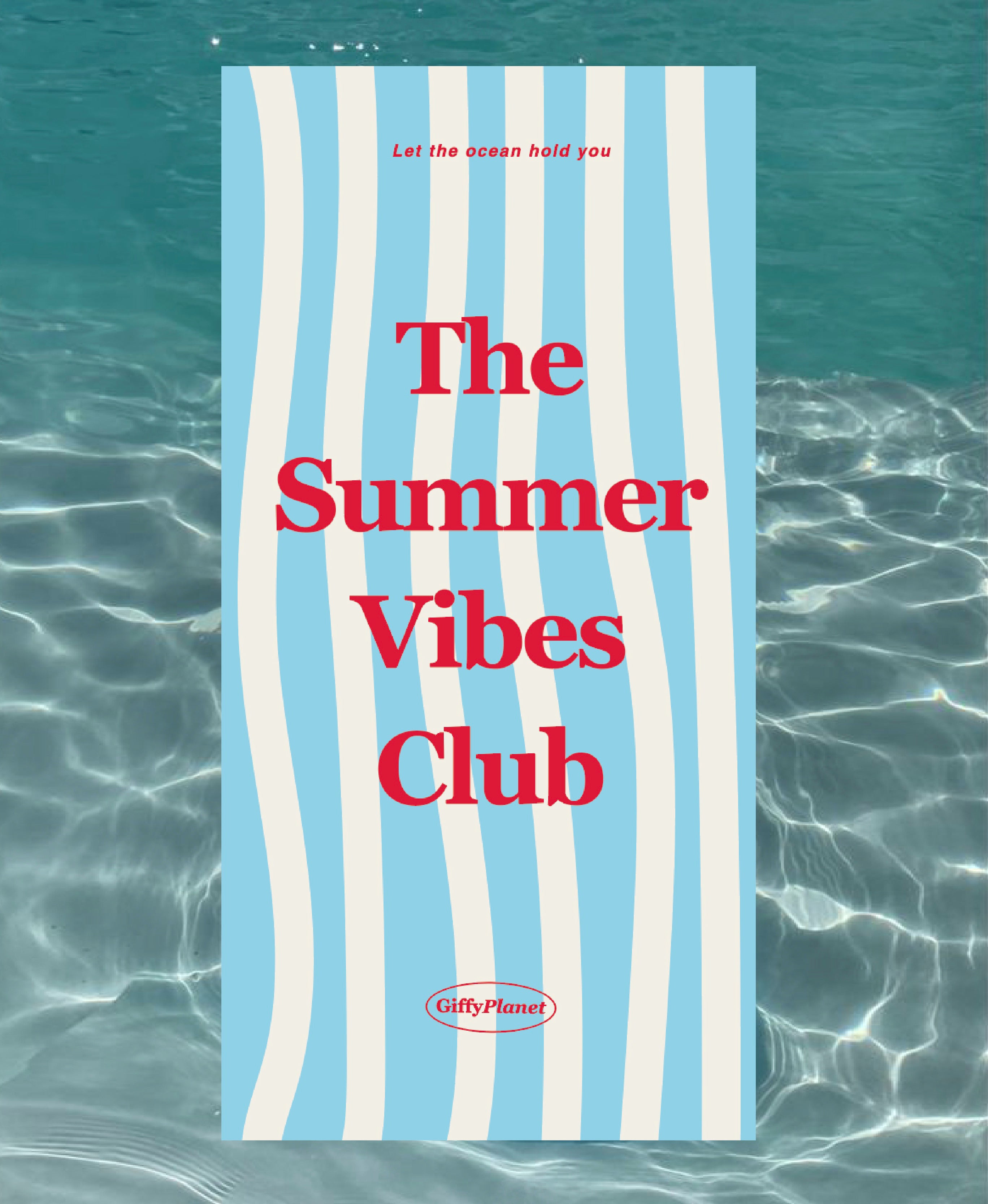 GiffyPlanet STAYCATION STRIPED QUICK-DRY BEACH TOWEL  |  TROVE & TONE