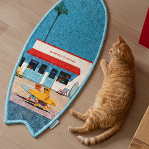 SURFBOARD CAT SCRATCHING MAT