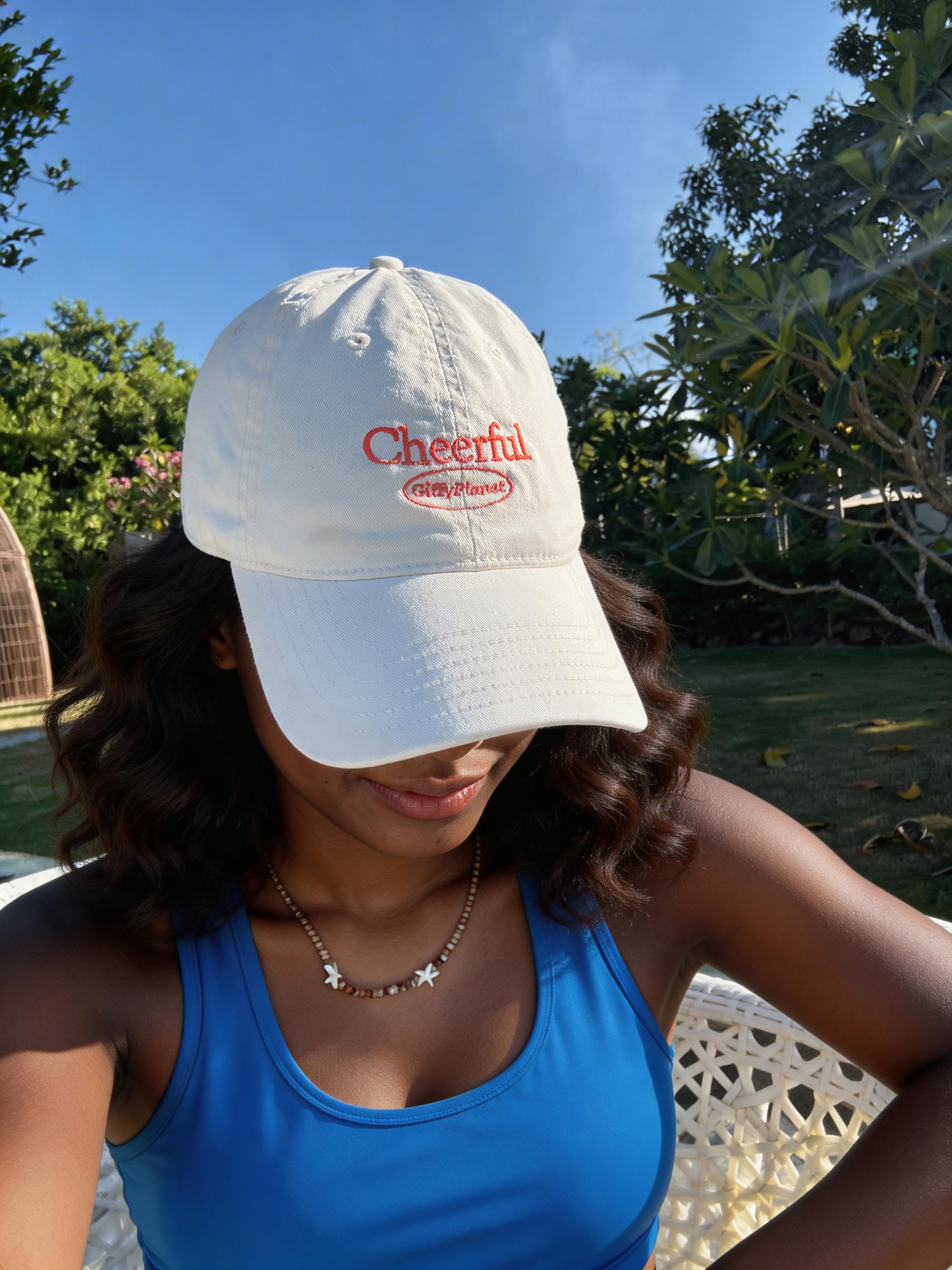 TROVE & TONE CHEERFUL SOFT TOP CAP  |  TROVE & TONE