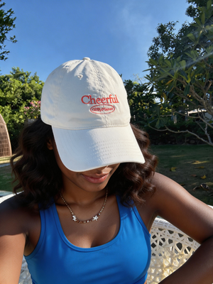 TROVE & TONE CHEERFUL SOFT TOP CAP  |  TROVE & TONE