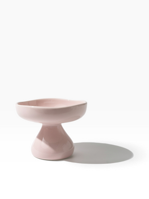 PASTEL CERAMIC ELEVATED PET BOWL