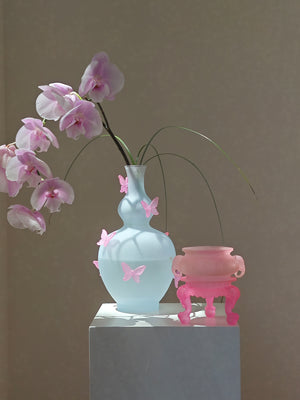 BUTTERFLY BLESSINGS GOURD VASE