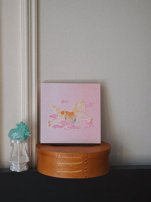 livarié flower AUSPICIOUS CLOUD HORSE WALL ART  |  TROVE & TONE