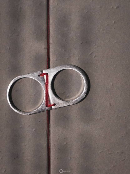  ON IISLAND CAPSULE COUPLE RING - CONCAVE |  TROVE & TONE
