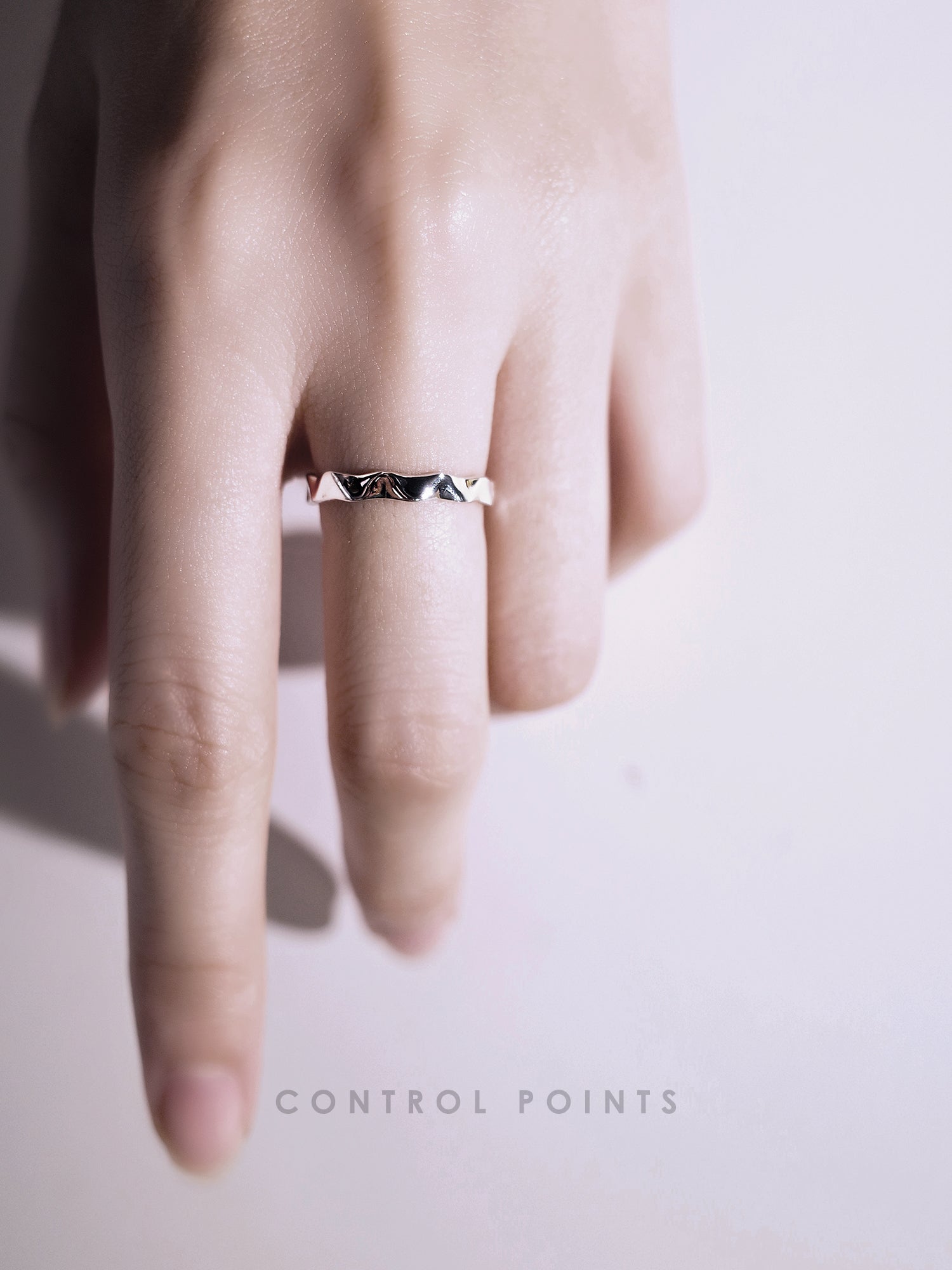 CONTROL POINTS ORGANIC WAVY STACKING RING  |  TROVE & TONE