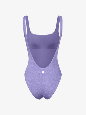 Wavvves STARLIGHT U-BACK ONE-PIECE SWIMSUIT PURPLE  |  TROVE & TONE