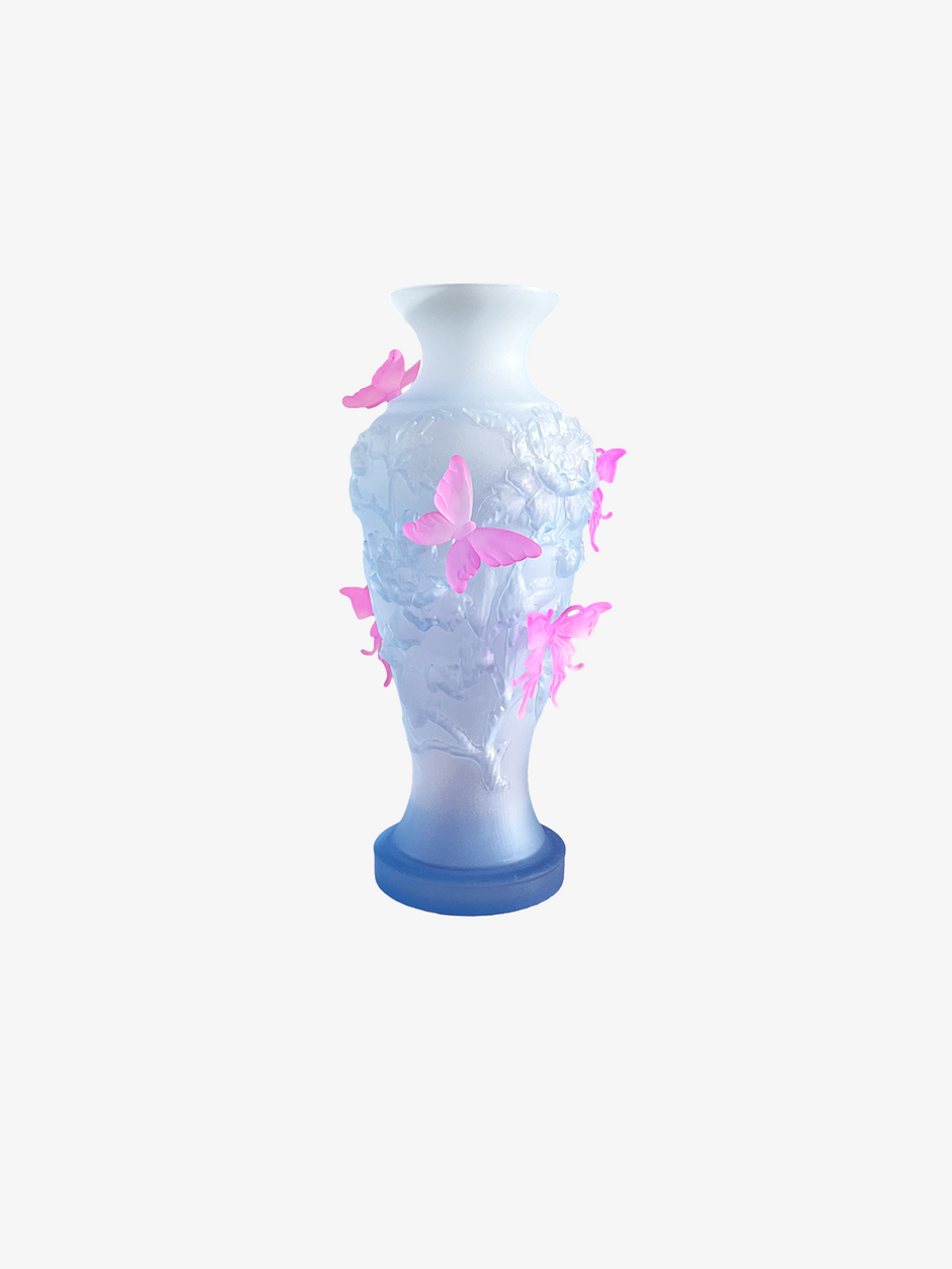 livarié flower BLUE PAPILLON VIF VASE  |  TROVE & TONE