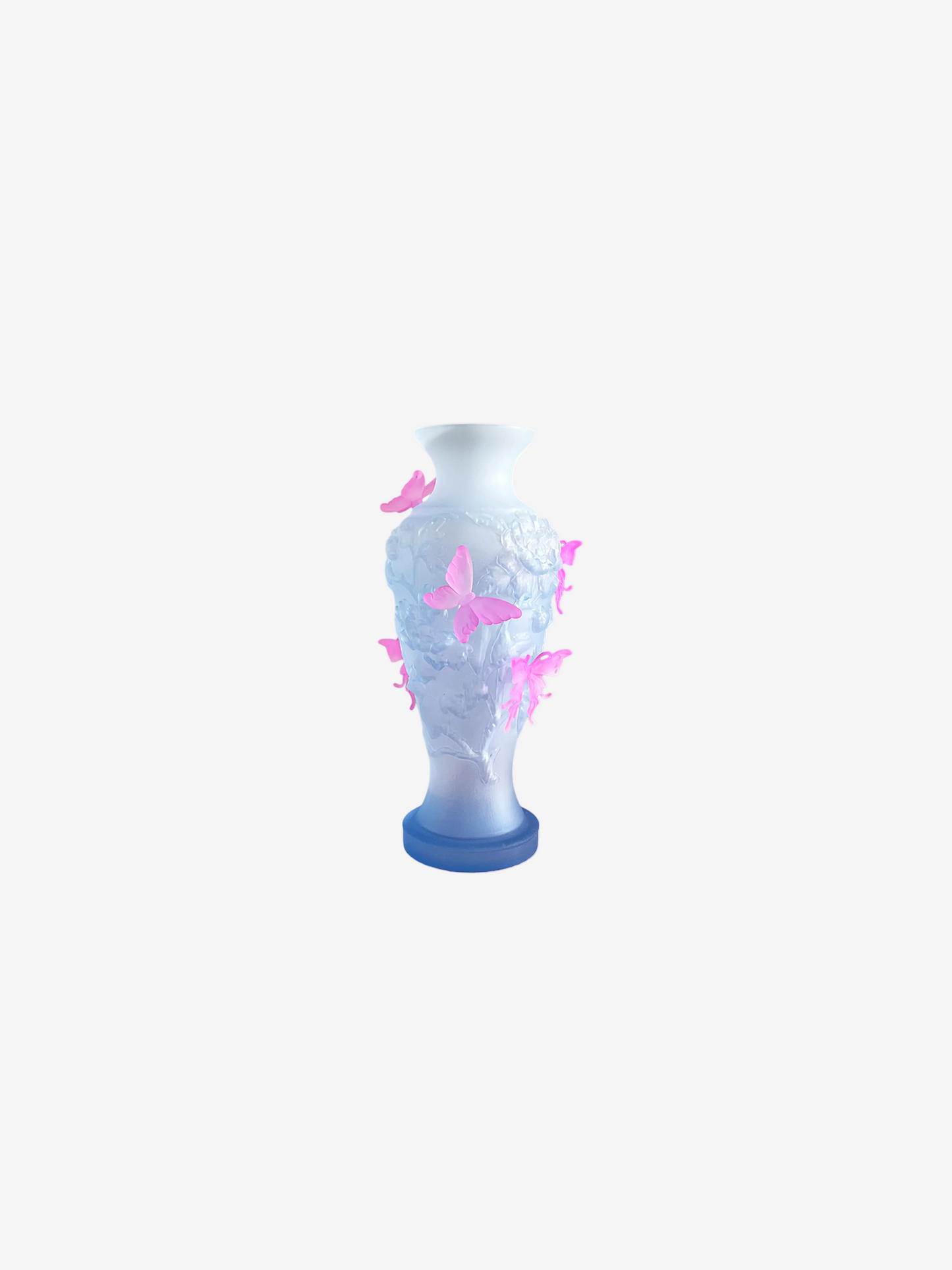 livarié flower Blue Papillon Vif Vase  |  TROVE & TONE