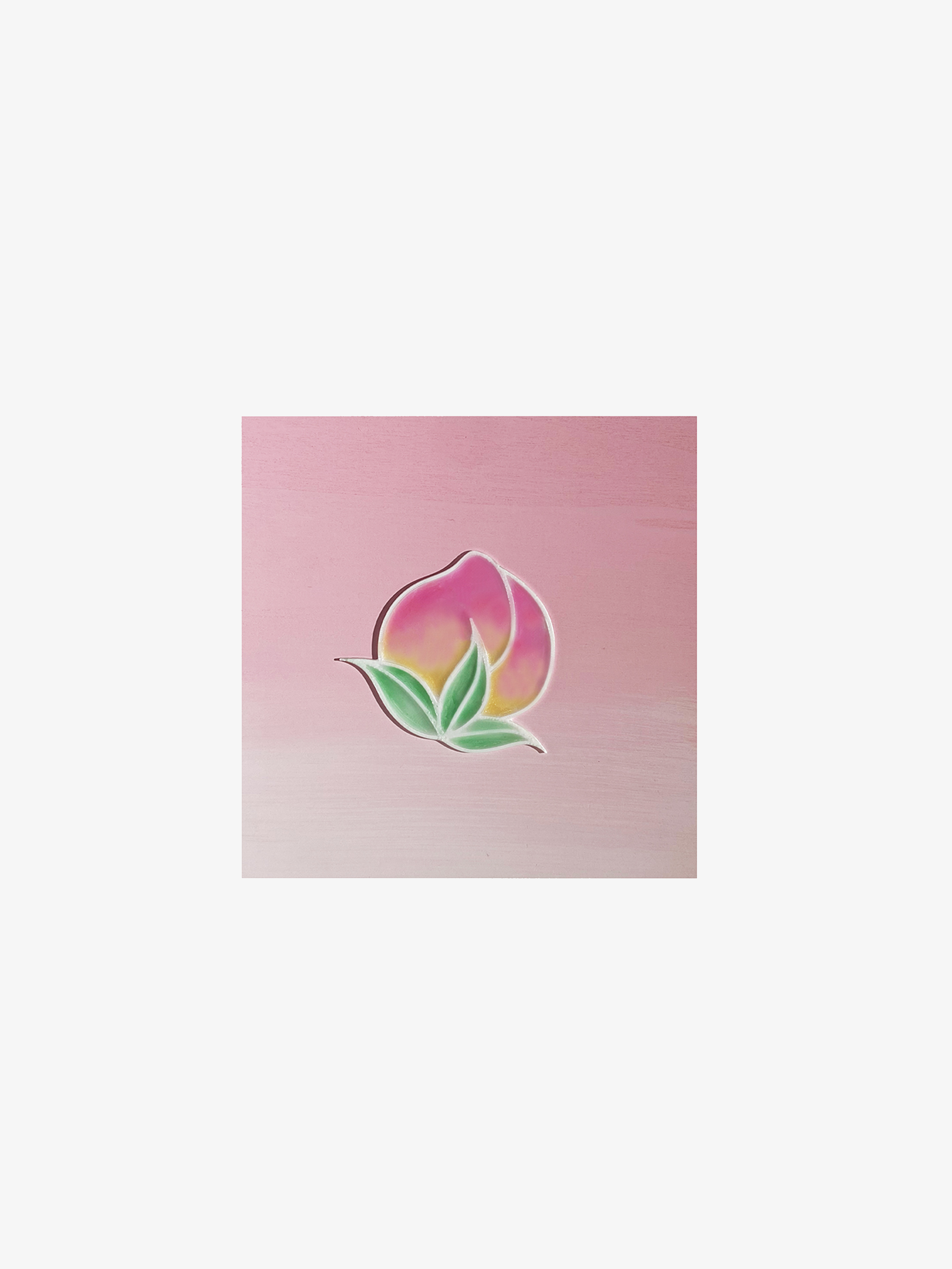 livarié flower PEACH WALL ART  |  TROVE & TONE