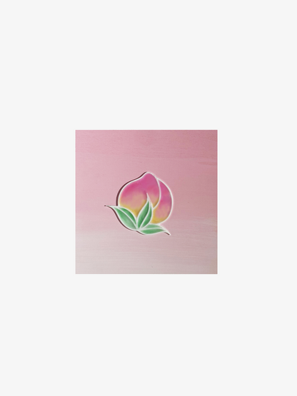 livarié flower PEACH WALL ART  |  TROVE & TONE