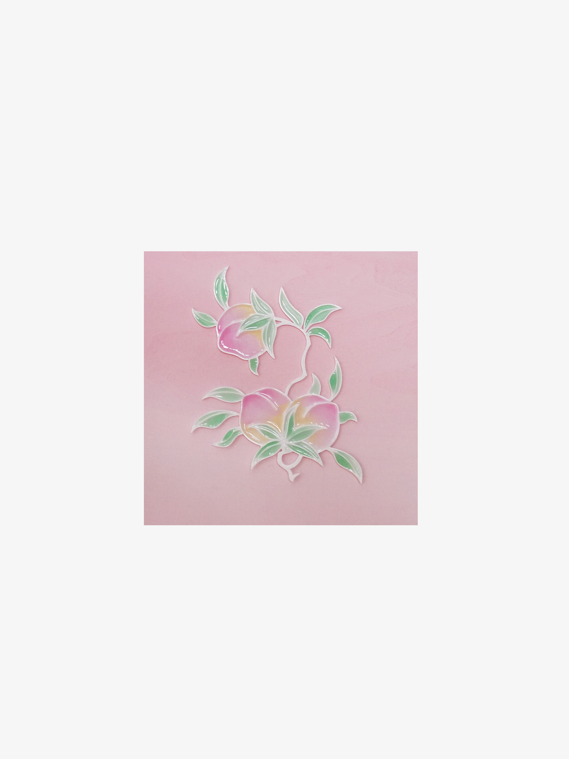 livarié flower PEACH CLUSTER WALL ART  |  TROVE & TONE