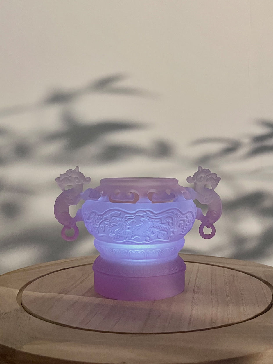 livarié flower AUSPICIOUS CENSER NIGHT LIGHT AROMA DIFFUSER  |  TROVE & TONE