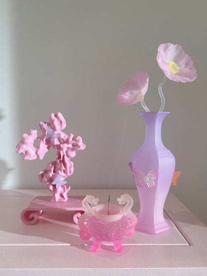 livarié flower Hexagonal Prism Vase  |  TROVE & TONE