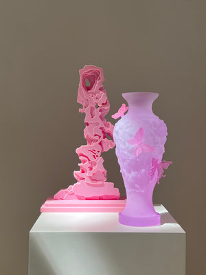 PURPLE PAPILLON VIF VASE