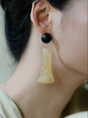 UNIGANCE.Z CALABASH VINE STUD EARRINGS  |  TROVE & TONE