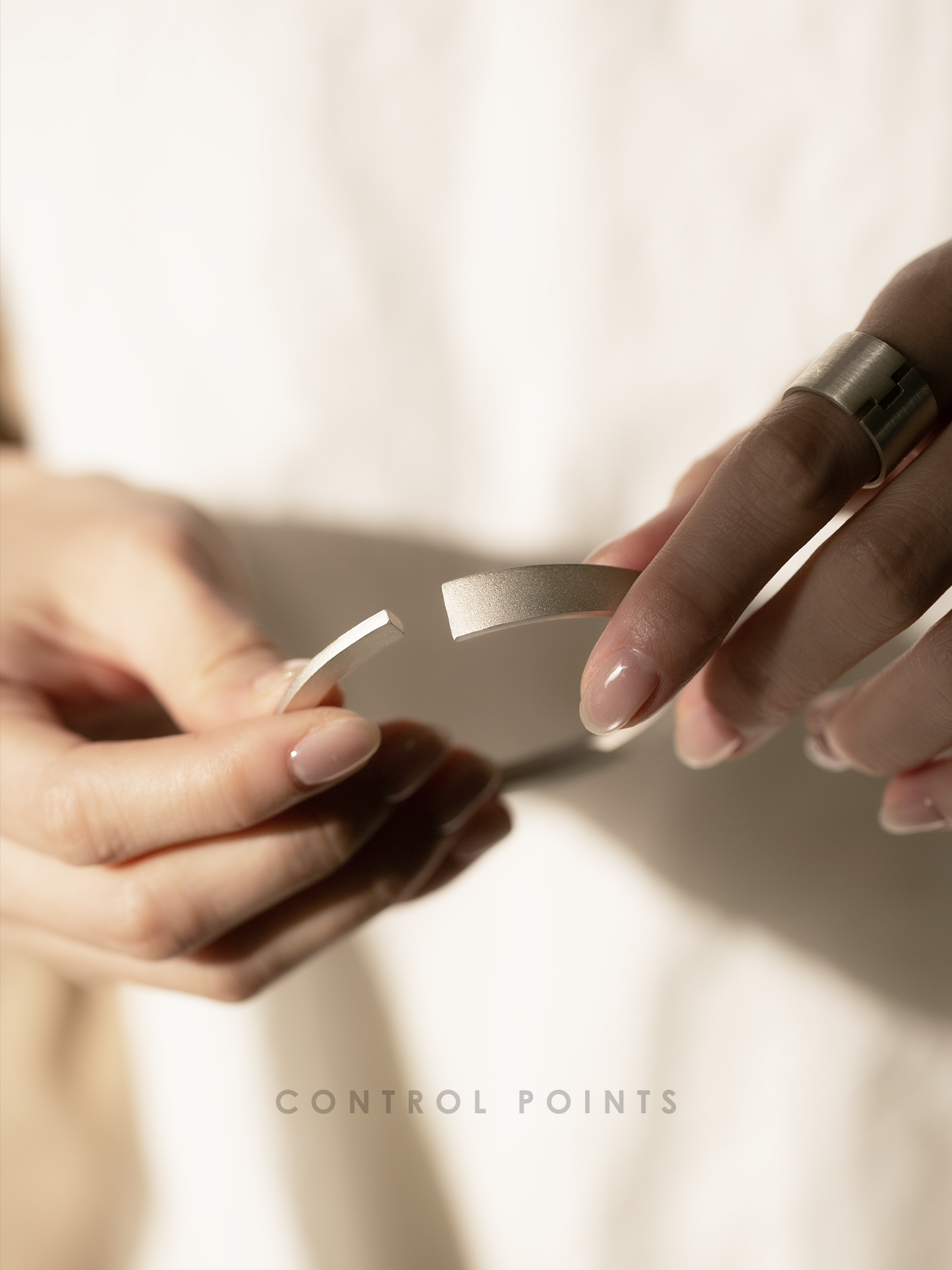 CONTROL POINTS Asymmetric Mobius Loop Cuff  |  TROVE & TONE