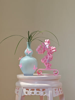 BUTTERFLY BLESSINGS GOURD VASE