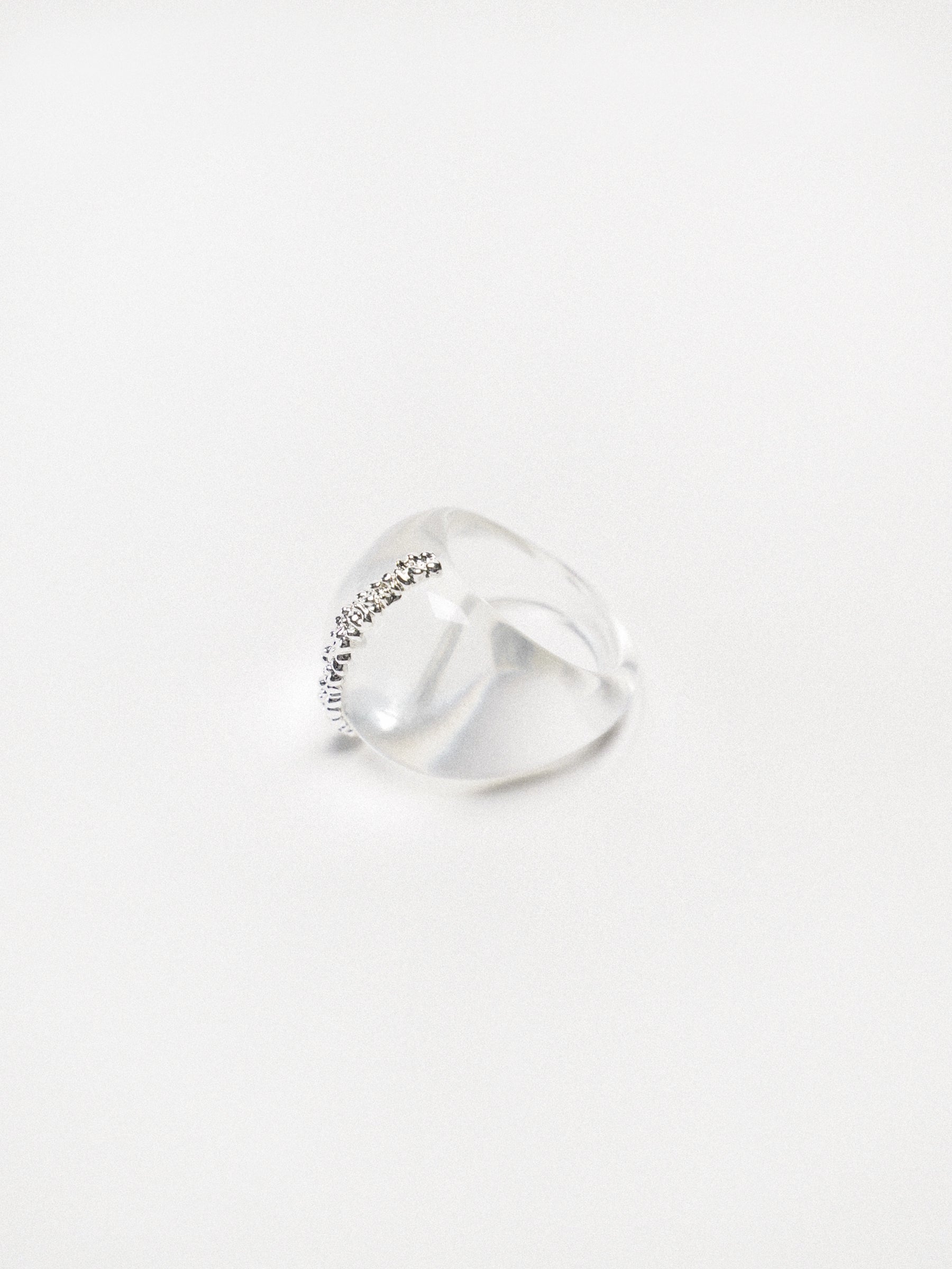 Limb TRANSPARENT TEXTURE RESIN RING  |  TROVE & TONE