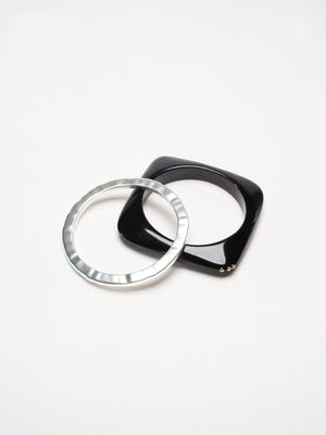 Limb SEQUENCE SILHOUETTE BANGLE SET  |  TROVE & TONE
