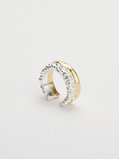 GOLD & SILVER TWO-TONE NARROW RING Ring TROVE & TONE