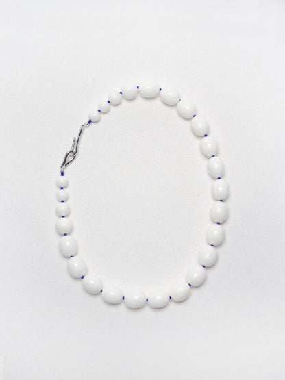PORCELAIN EGG-SHAPED NECKLACE Necklace TROVE & TONE