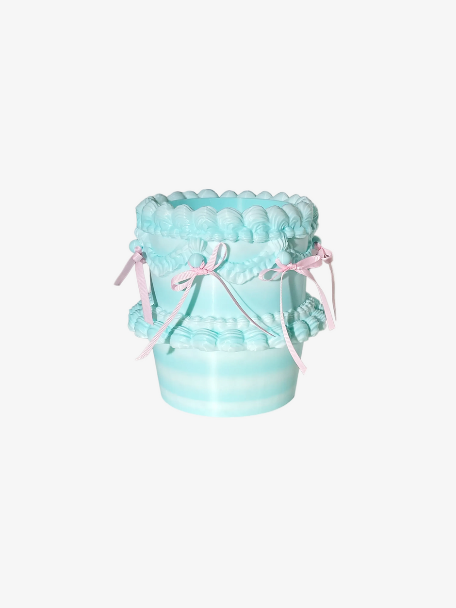 livarié flower WISHCAKES CAKE PLANTER BLUE STYLE 1  |  TROVE & TONE