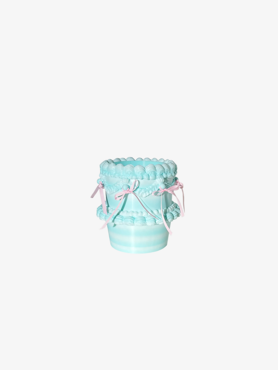 livarié flower WISHCAKES CAKE PLANTER BLUE STYLE 1  |  TROVE & TONE