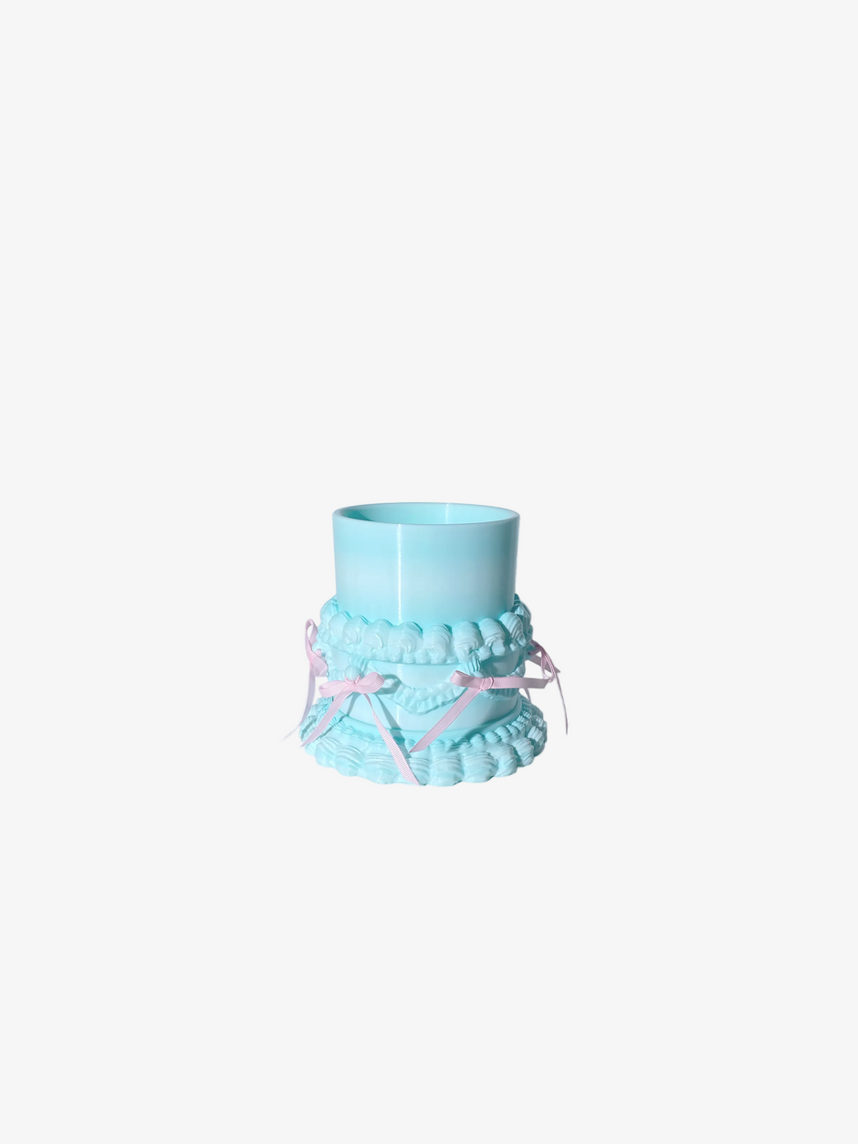 livarié flower WISHCAKES CAKE PLANTER BLUE STYLE 2  |  TROVE & TONE