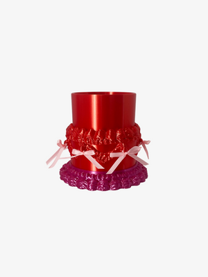 livarié flower WISHCAKES CAKE PLANTER RED  |  TROVE & TONE