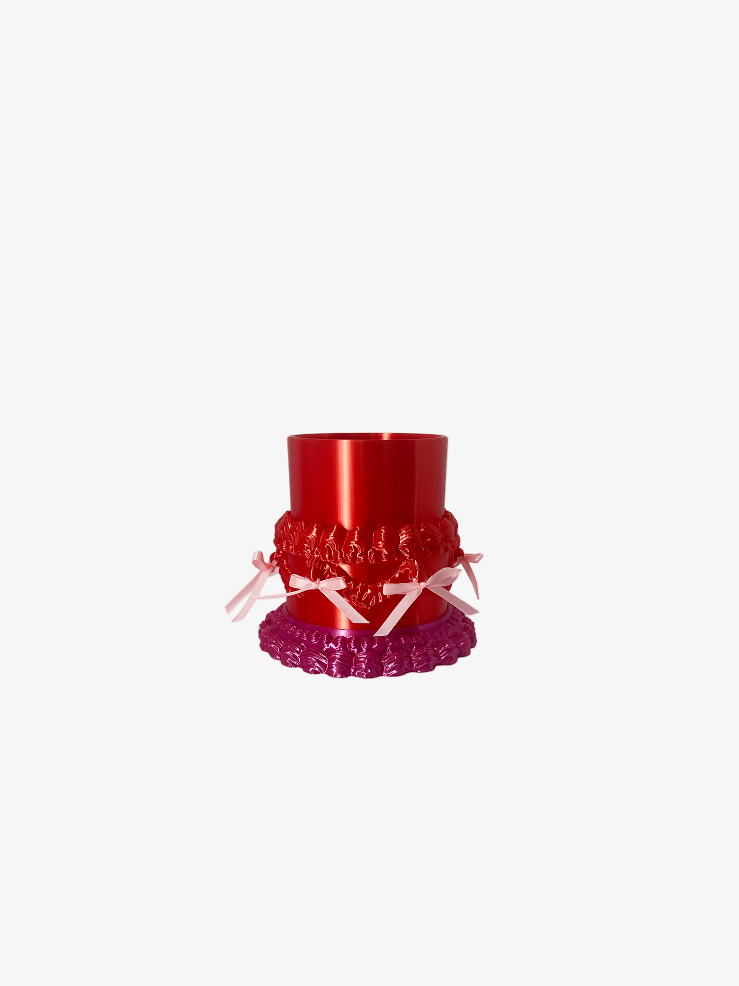 livarié flower WISHCAKES CAKE PLANTER RED  |  TROVE & TONE