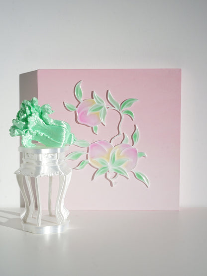 livarié flower PEACH CLUSTER WALL ART  |  TROVE & TONE