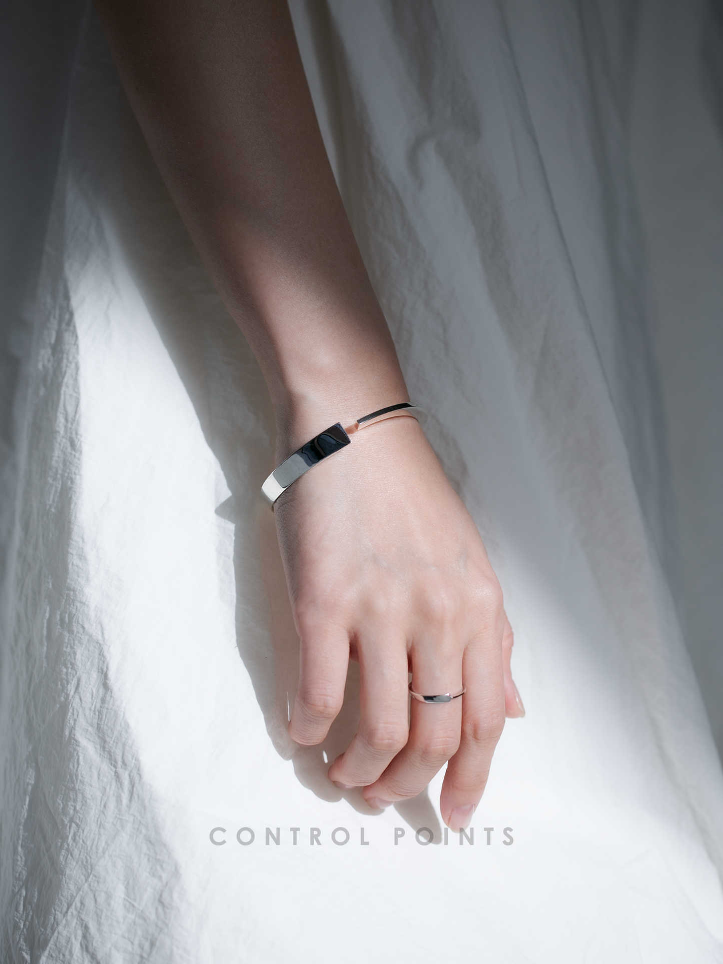 CONTROL POINTS Asymmetric Mobius Loop Cuff  |  TROVE & TONE
