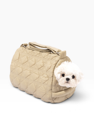 BARREL PUFFER PET CARRIER BAG