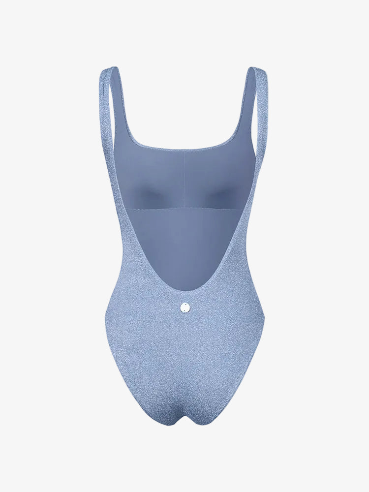 Wavvves STARLIGHT U-BACK ONE-PIECE SWIMSUIT BLUE  |  TROVE & TONE