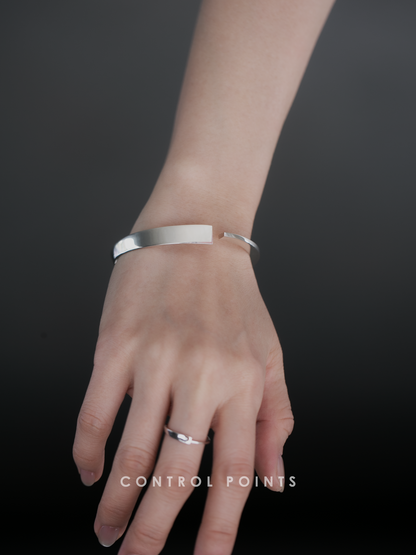 CONTROL POINTS Asymmetric Mobius Loop Cuff  |  TROVE & TONE