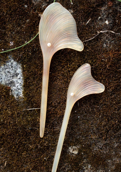UNIGANCE.Z GINKGO LEAF HAIRPIN  |  TROVE & TONE