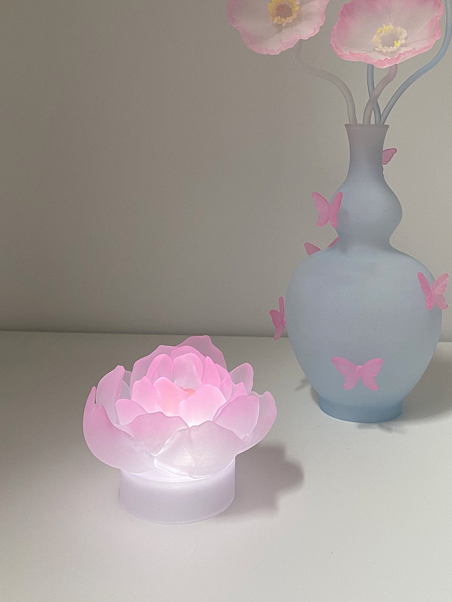 livarié flower PEONY NIGHT LIGHT AROMA DIFFUSER  |  TROVE & TONE