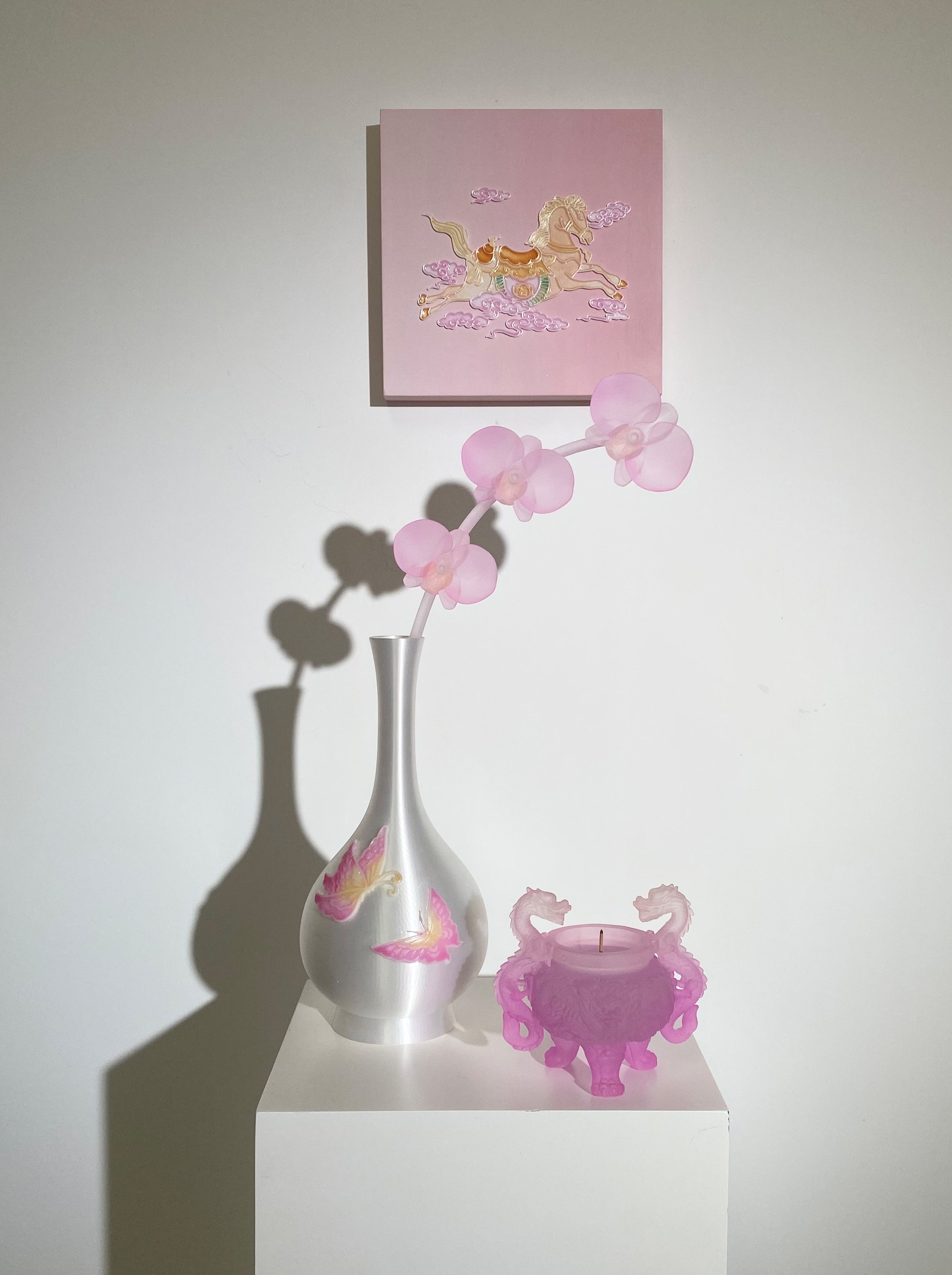 livarié flower ORCHID STEM PURPLE  |  TROVE & TONE