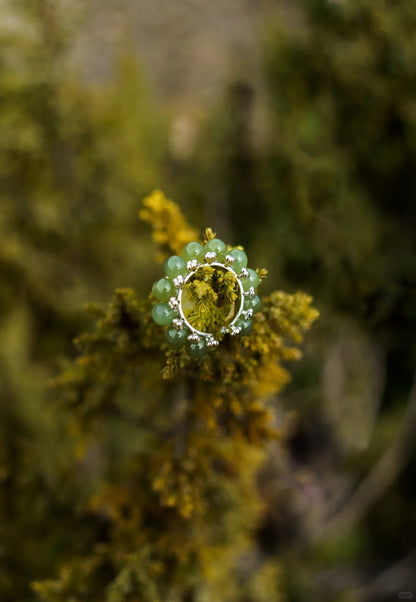 Aesth & Util FIVE ELEMENTS BEADED GEMSTONE RING  |  TROVE & TONE