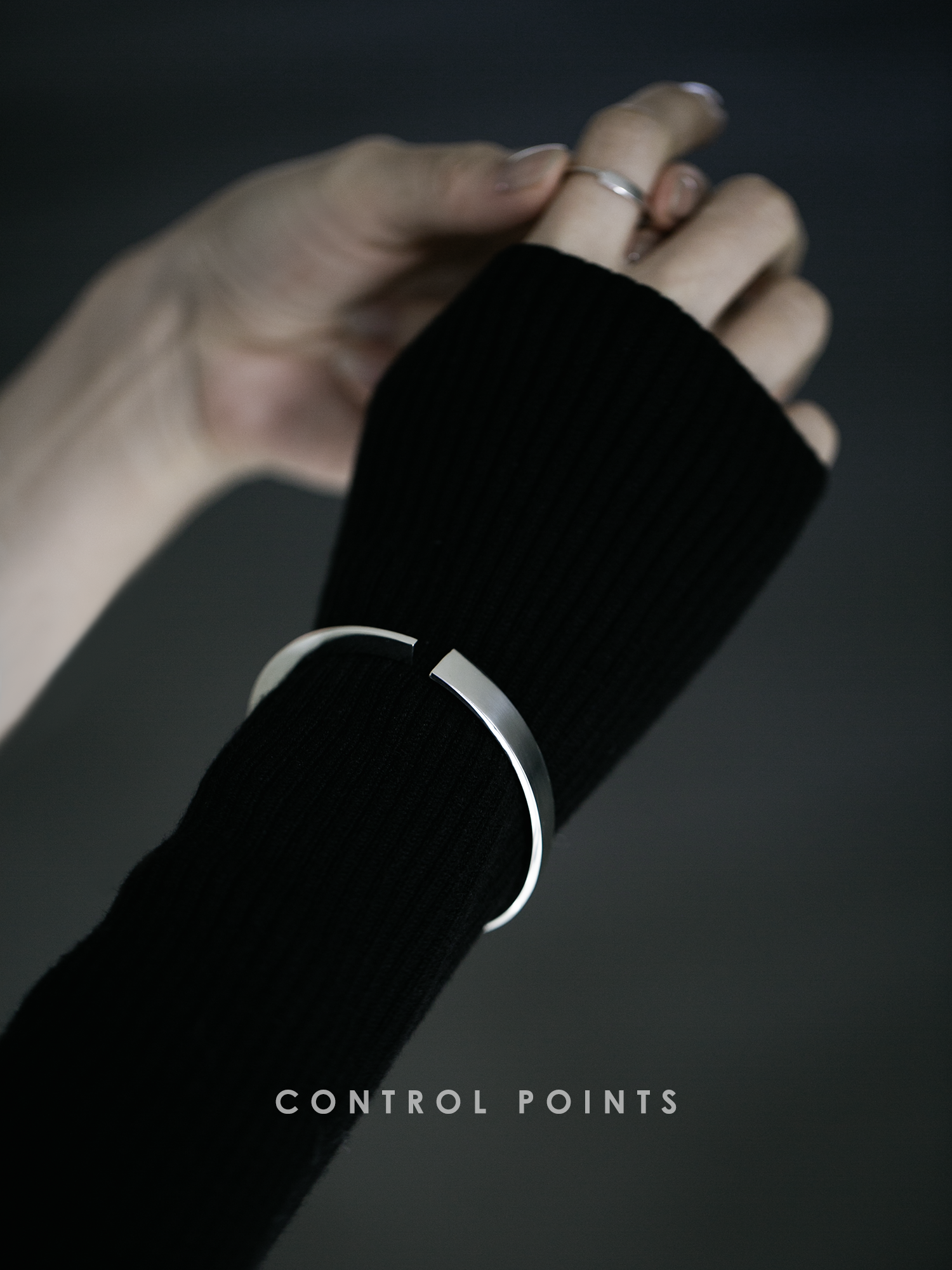 CONTROL POINTS Asymmetric Mobius Loop Cuff  |  TROVE & TONE