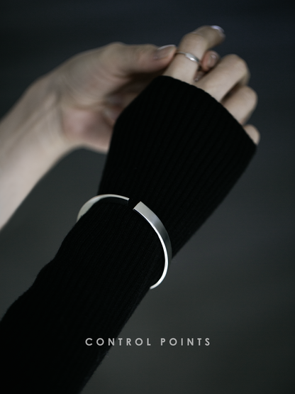 CONTROL POINTS Asymmetric Mobius Loop Cuff  |  TROVE & TONE