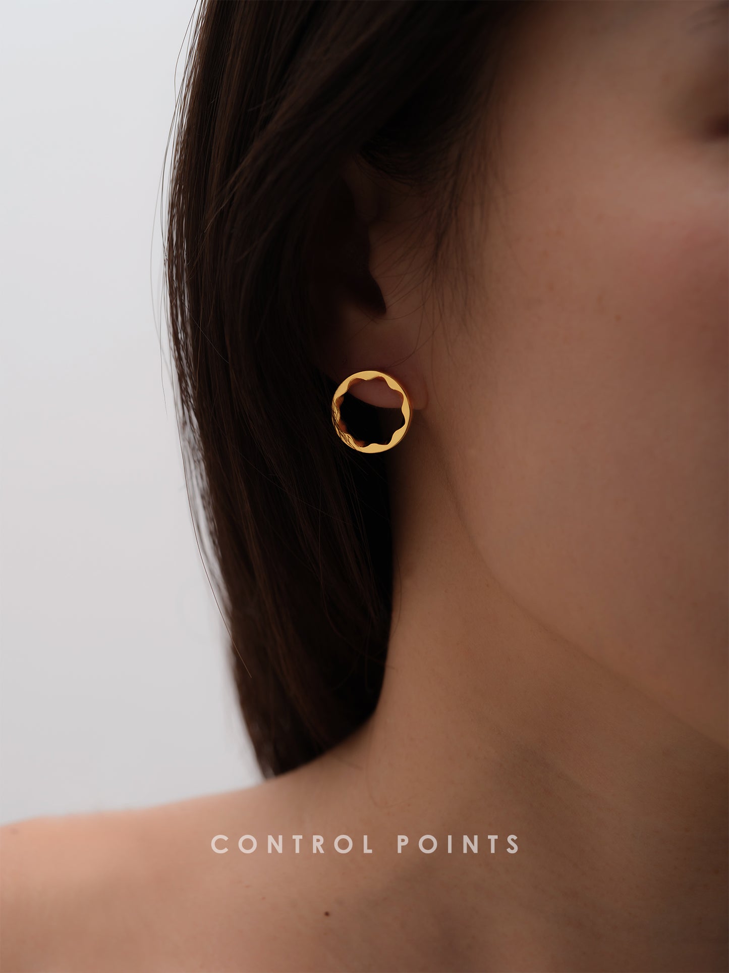 CONTROL POINTS MINIMALIST WAVE OPEN STUDS  |  TROVE & TONE