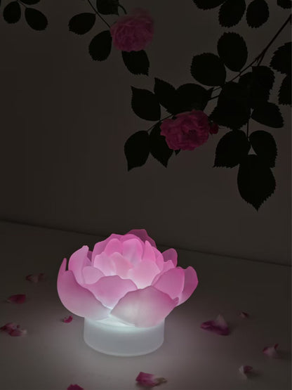 livarié flower PEONY NIGHT LIGHT AROMA DIFFUSER  |  TROVE & TONE
