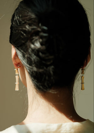 UNIGANCE.Z BAMBOO BRANCH EARRINGS  |  TROVE & TONE