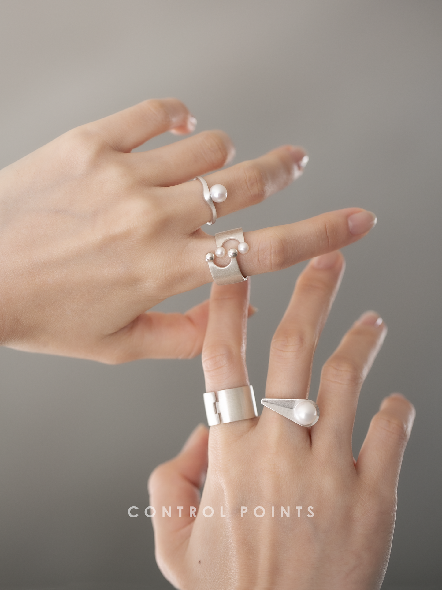 CONTROL POINTS BUBBLE PEARL RING  |  TROVE & TONE