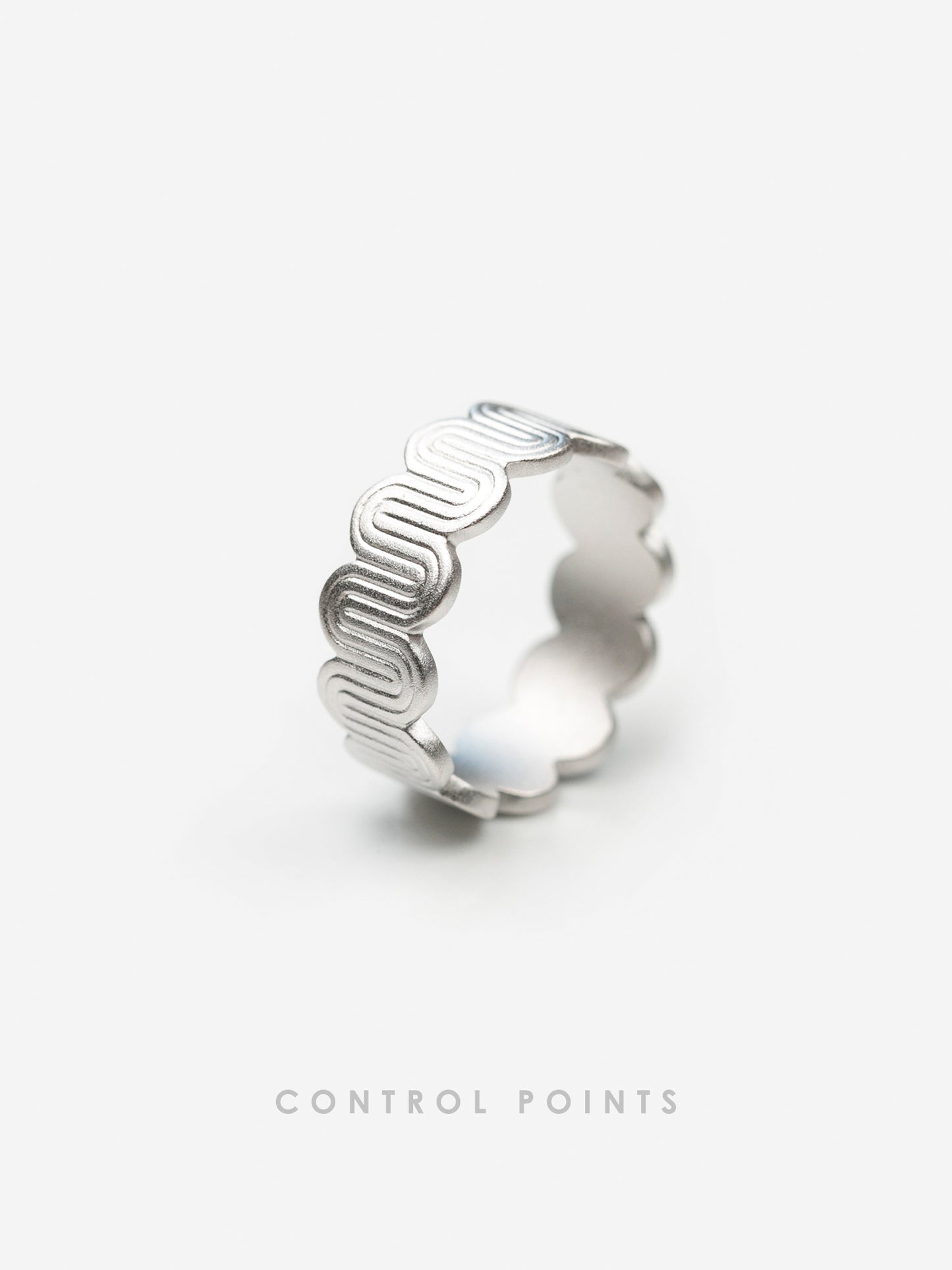 CONTROL POINTS DECO CURVED MEANDER RING  |  TROVE & TONE