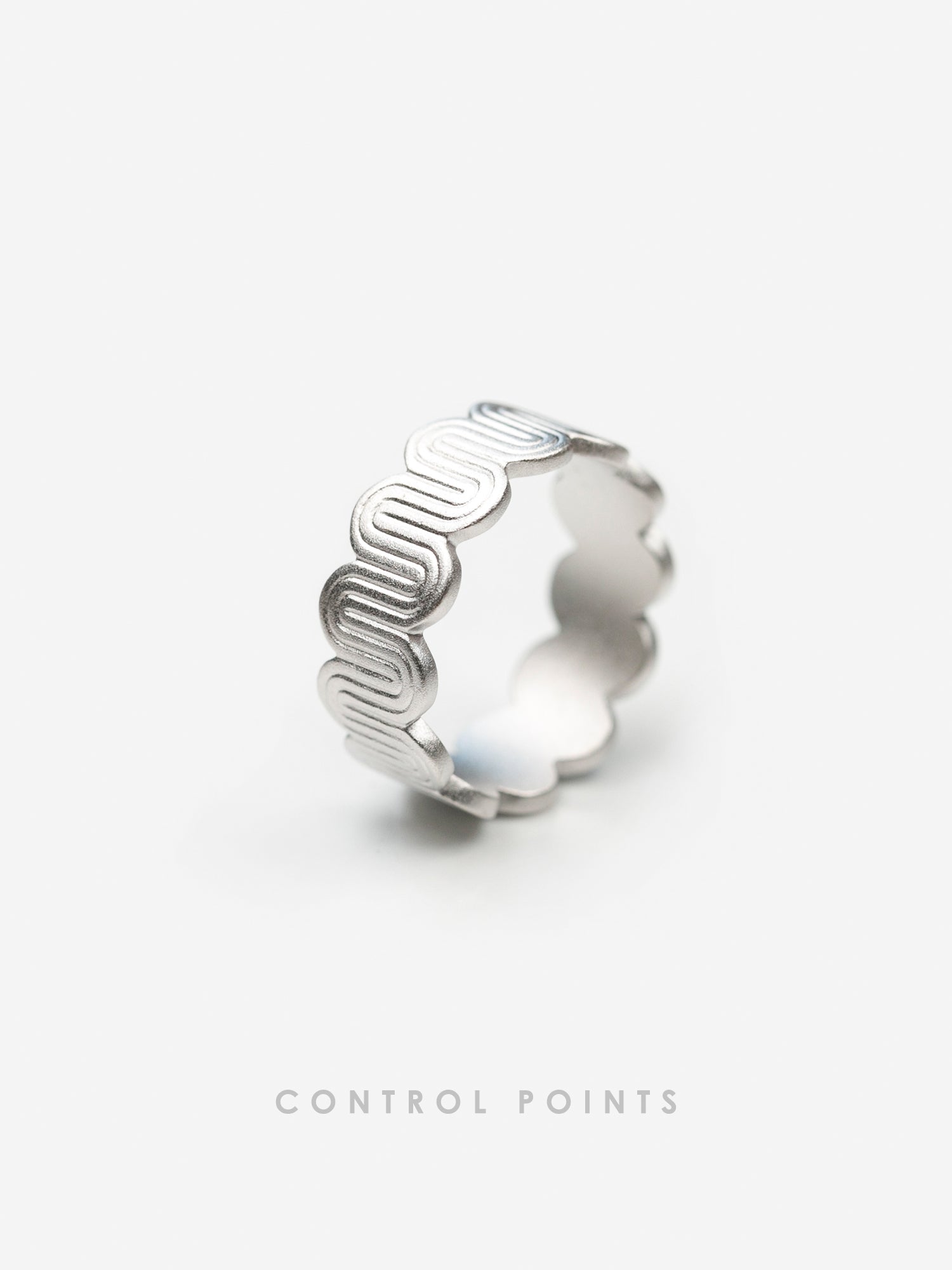 CONTROL POINTS DECO CURVED MEANDER RING  |  TROVE & TONE