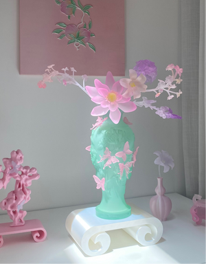 GREEN LARGE PAPILLON VIF VASE