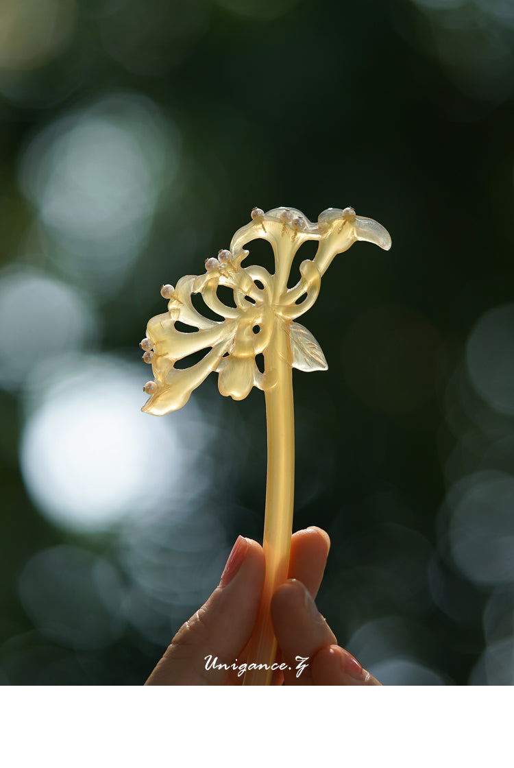 UNIGANCE.Z HONEYSUCKLE HAIRPIN  |  TROVE & TONE