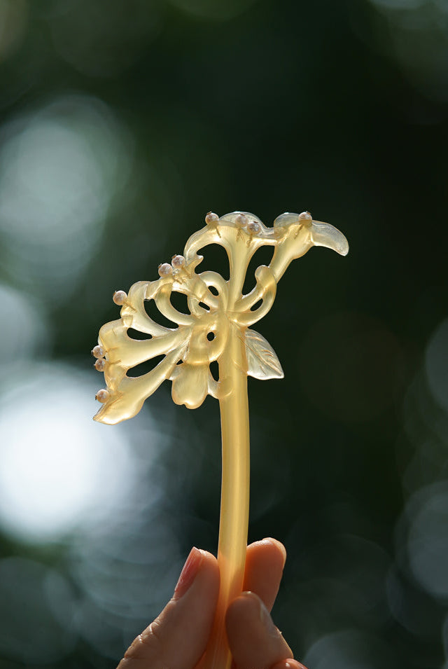 UNIGANCE.Z HONEYSUCKLE HAIRPIN  |  TROVE & TONE